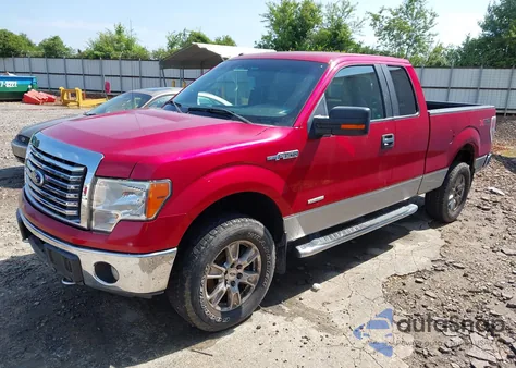 2012 Ford F150 Super Cab из США, поврежденный, VIN 1FTFX1ET6CFB76700